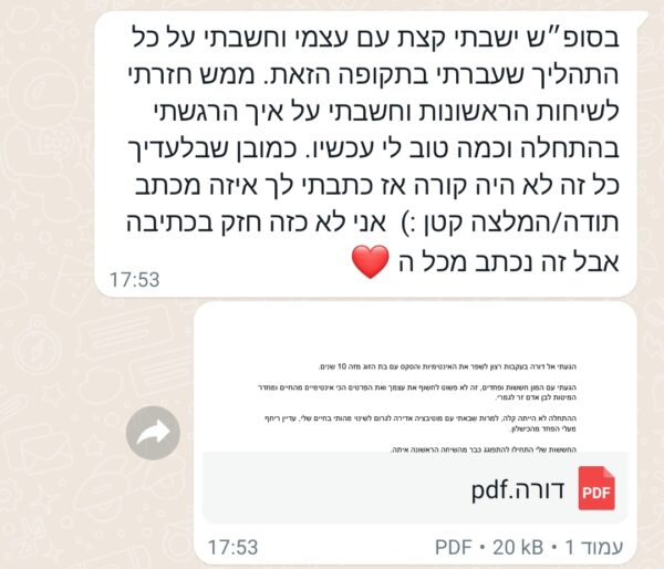 המלצה ייעוץ אלעד